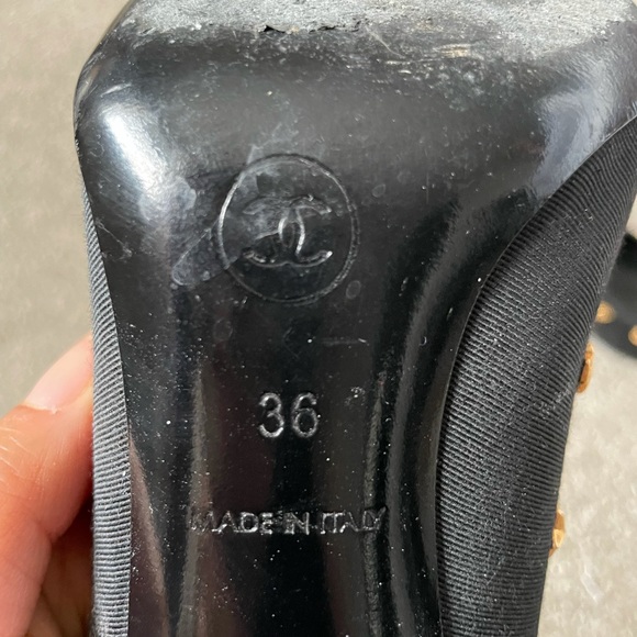 Chanel Lucky Charms Peep Toe Heels - Picture 5 of 7